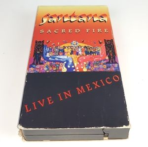 Santana: Sacred Fire, Live in Mexico VHS Vintage Retro Electronics Music Rock